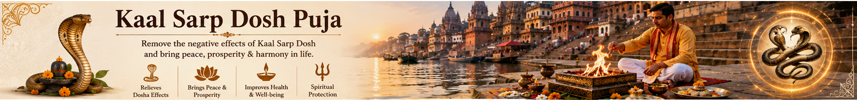 Kalsharp Dosh Puja in Varanasi