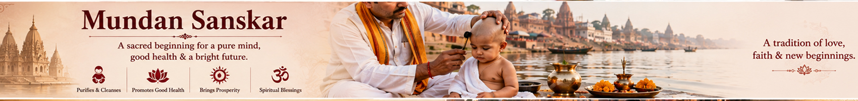 Mundan Sanskar in Varanasi